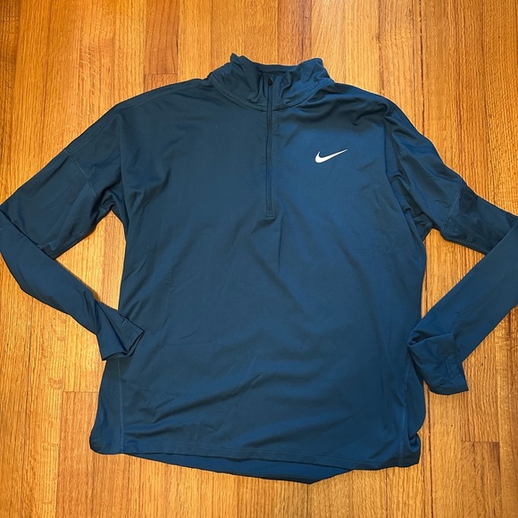Nike Running  Dri  Fit Pull Over 1/2 Zip jacket Size L (f6 - Picture 1 of 10